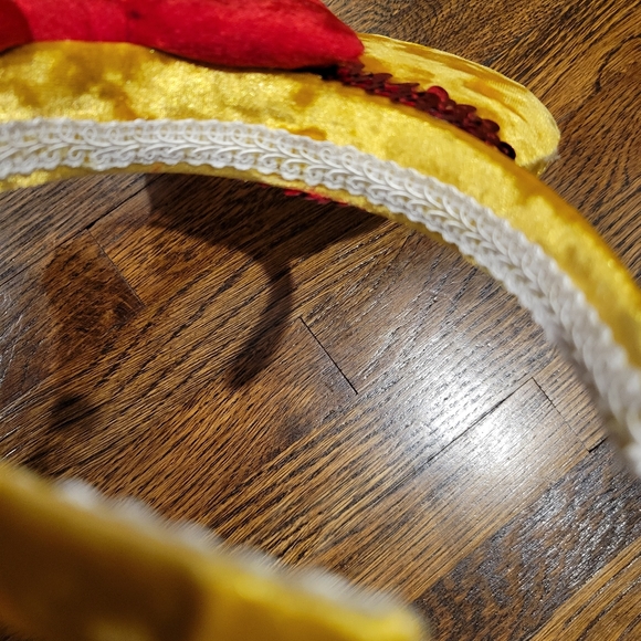 Custom-made, Disney Yellow & Red, Winnie the Pooh themed Mickey Ears. Never worn - Picture 4 of 4